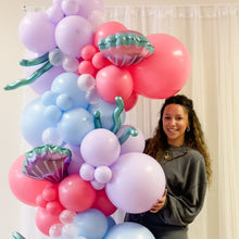 Load image into Gallery viewer, MERMAID PRINCESS BALLOON GARLAND KIT
