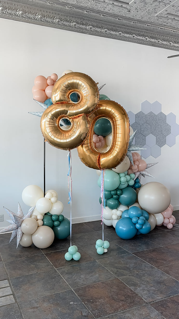 HELIUM NUMBER BALLOONS