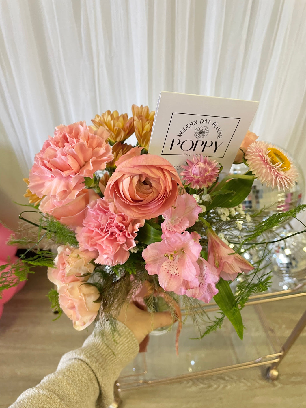 POPPY'S MINI PINK ARRANGEMENT