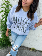 Load image into Gallery viewer, BALLOON ARTIST SWEATSHIRT ON GREY
