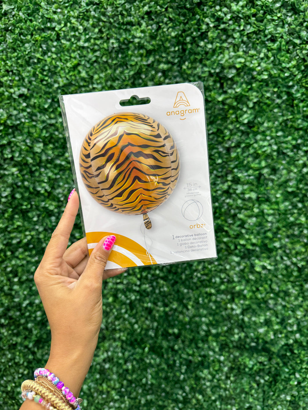 TIGER ORB FOIL BALLOON