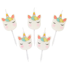 Load image into Gallery viewer, unicorn face candles

